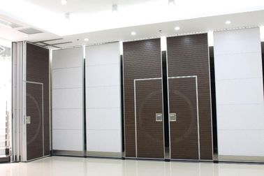 Sound Proofing Hotel Folding Partition Walls With Rails And Rollers