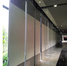 Operable Plywood Soundproof Office Partition Walls 65 mm Thickness