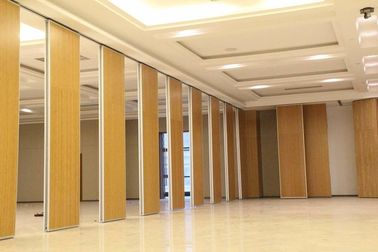 Movable Acoustic Wooden Screen Room Dividers / Conference Room Partitions