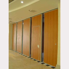 Sliding Melamine Surface Movable Partition Walls With Aluminium Track 6m Height