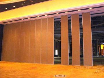 Geri Çekilebilir Geçici Çalışabilir Ses Geçirmez Kayar Bölme Duvarları Panel Genişliği 500 mm