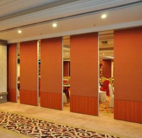 Konferans Odası / Gürültü Engelleme Oda Bölücüler için Ahşap Hareketli Bölme Duvar Panelleri