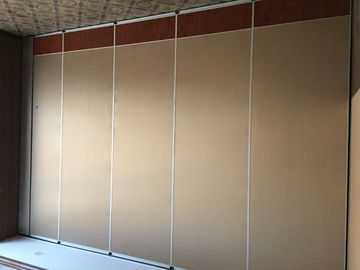 Ticari Akustik Çalışabilir Katlanır Bölme Duvarları / 65mm Kalınlığı Akordeon Bölme Duvarları