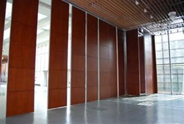 Panel 65mm Kayar Kapı Toplantı Salonu Bölme Duvarları / Katlanır Ses Geçirmez Oda Bölücüler