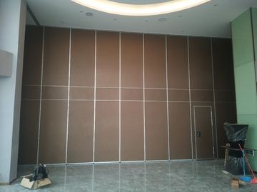 Oditoryum / Ziyafet Salonu İçin İç Ahşap Tasarım Akustik Bölme Duvar Sürgülü Kapılar