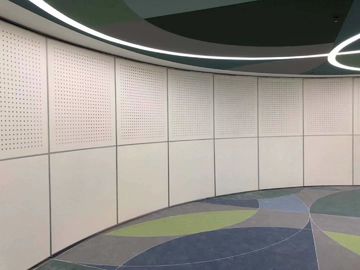 Modern Katlanır Oda Bölücüler Sürgülü Kapı Katlanır Akustik Panel Çalıştırılabilir Duvar Oda Bölücü Ekran