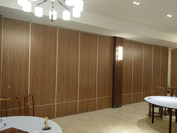 Konferans Salonu İçin Ses Yalıtım Malzemesi Ahşap Ofis Sürme Bölme Duvarları