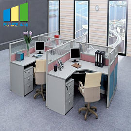 Moda 60mm Kalınlığı Ofis Mobilyaları Bölümleri / Personel Bölme İş İstasyonu