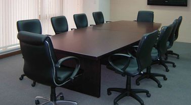 Ticari MFC Melamin Ahşap Ofis Mobilya Bölümleri / Boardroom Konferans Masası
