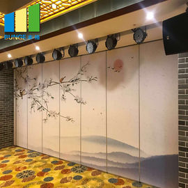 Ofis Otel Dekorasyonunda Ahşap Katlanır Kapılar Hareketli Bölme Duvarlar