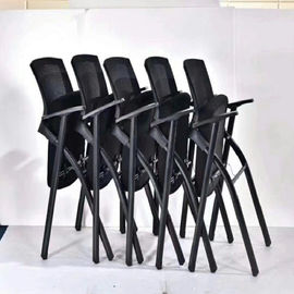 Kolsuz Katlanabilir Personel Metal Çerçeveli Ergonomik Ofis Koltuğu / Ergo Masa Sandalyesi