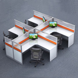MFC Panel Modüler Ofis Mobilyası İş İstasyonu Bölme Ofisi Kübik Masası