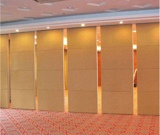 ISO9001 Akustik Bölme Duvarları / Fonksiyon Odası Çalışılabilir Katlanır Bölme Kapıları