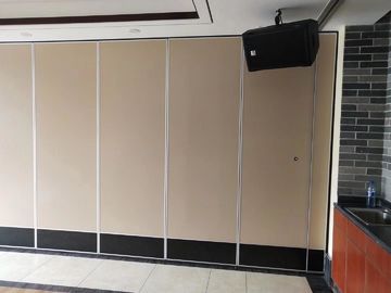 65 mm Kayar Raylı Operble Wall Ziyafet Salonu Hareketli Katlanır Bölme Duvar