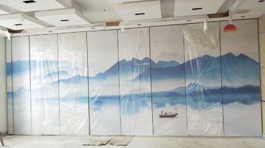 65 mm Kayar Raylı Operble Wall Ziyafet Salonu Hareketli Katlanır Bölme Duvar