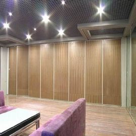 Otel İç Kumaş Tasarımı Sınıf İçin Katlanır Akustik Bölme Duvar Kayar