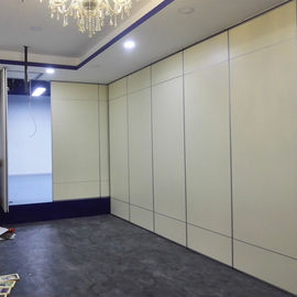 Konferans Salonu İçin Otel Katlanır 65 mm Bölme Duvar Ses Geçirmez Çalışılabilir Duvarlar