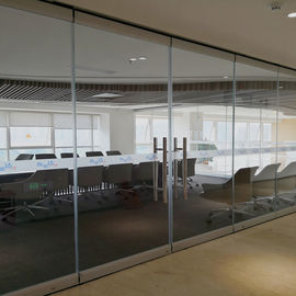 Konferans Odası için Çerçevesiz Cam Ofis Mobilya Bölümleri Çalışılabilir Duvarlar