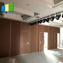Konferans Salonu İçin Alüminyum Hareketli Kapı Bölümleri Akustik Bölme Duvarları