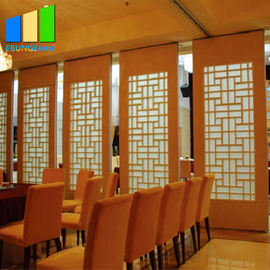 Dekoratif Akustik Oda Bölücüler Restoran için Bölme Duvar Bölme Katlanır