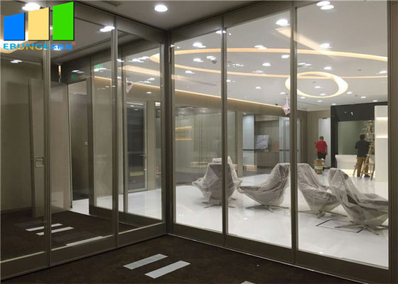 Ebunge Ofis cam modüler bölme alüminyum çerçeve cam ofis odaları için ses geçirmez bölme
