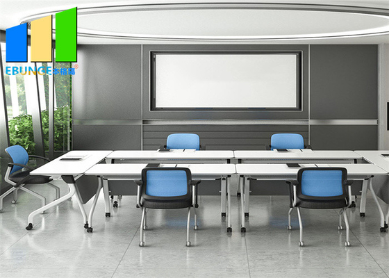 Ayarlanabilir Katlanır İstiflenebilir Konferans Salonu Masaları Ofis Eğitim Masaları