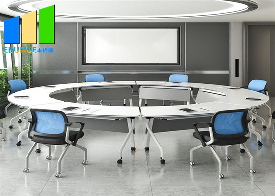 Ayarlanabilir Katlanır İstiflenebilir Konferans Salonu Masaları Ofis Eğitim Masaları
