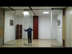 Kaydırmalı cam bölme duvarı