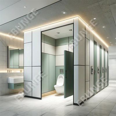 Yüksek darbe direnci Yüksek trafik alanları için modern kamu banyosu bölmeler