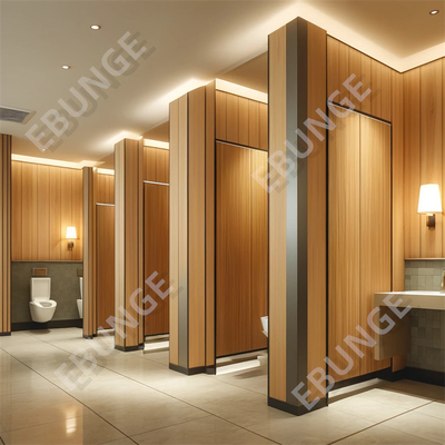 Tuvalet Bölücüler Destek Özel Ticari Banyo Bölme Kalıcı Çizik ve Etkiye Dirençli Tuvalet Bölme Duvarı