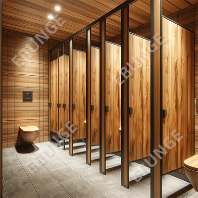 Tuvalet Bölücüler Destek Özel Ticari Banyo Bölme Kalıcı Çizik ve Etkiye Dirençli Tuvalet Bölme Duvarı