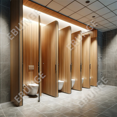 Tuvalet Bölücüler Destek Özel Ticari Banyo Bölme Kalıcı Çizik ve Etkiye Dirençli Tuvalet Bölme Duvarı
