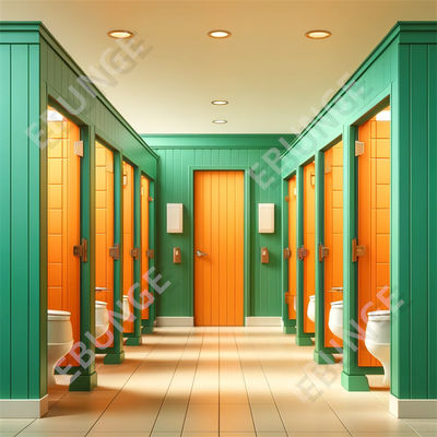 Çeşitli renk seçenekleri ve darbe direnci ile yüksek yangın geçirmez tuvalet duvarı