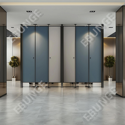 Özel Modern 304 Paslanmaz Çelik Tuvalet Bölmeler Tam Gizlilik