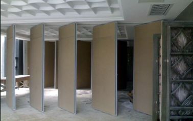 Gymnasium Çalışabilir Bölme Duvarları Panel Sistemi / Çıkarılabilir Kayar Bölme Kapılar