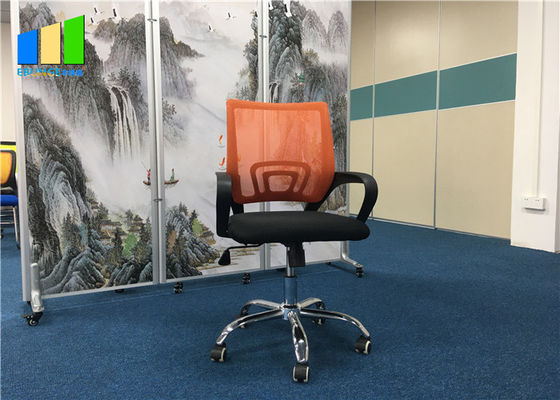 Ergonomik Yönetici Ofis Mobilyaları Kumaş Hasır Sandalyeler Konferans Odası Döner Sandalyeler