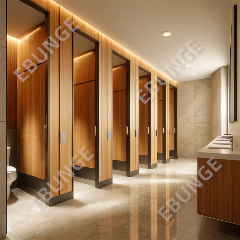 Tuvalet Bölücüler Destek Özel Ticari Banyo Bölme Kalıcı Çizik ve Etkiye Dirençli Tuvalet Bölme Duvarı